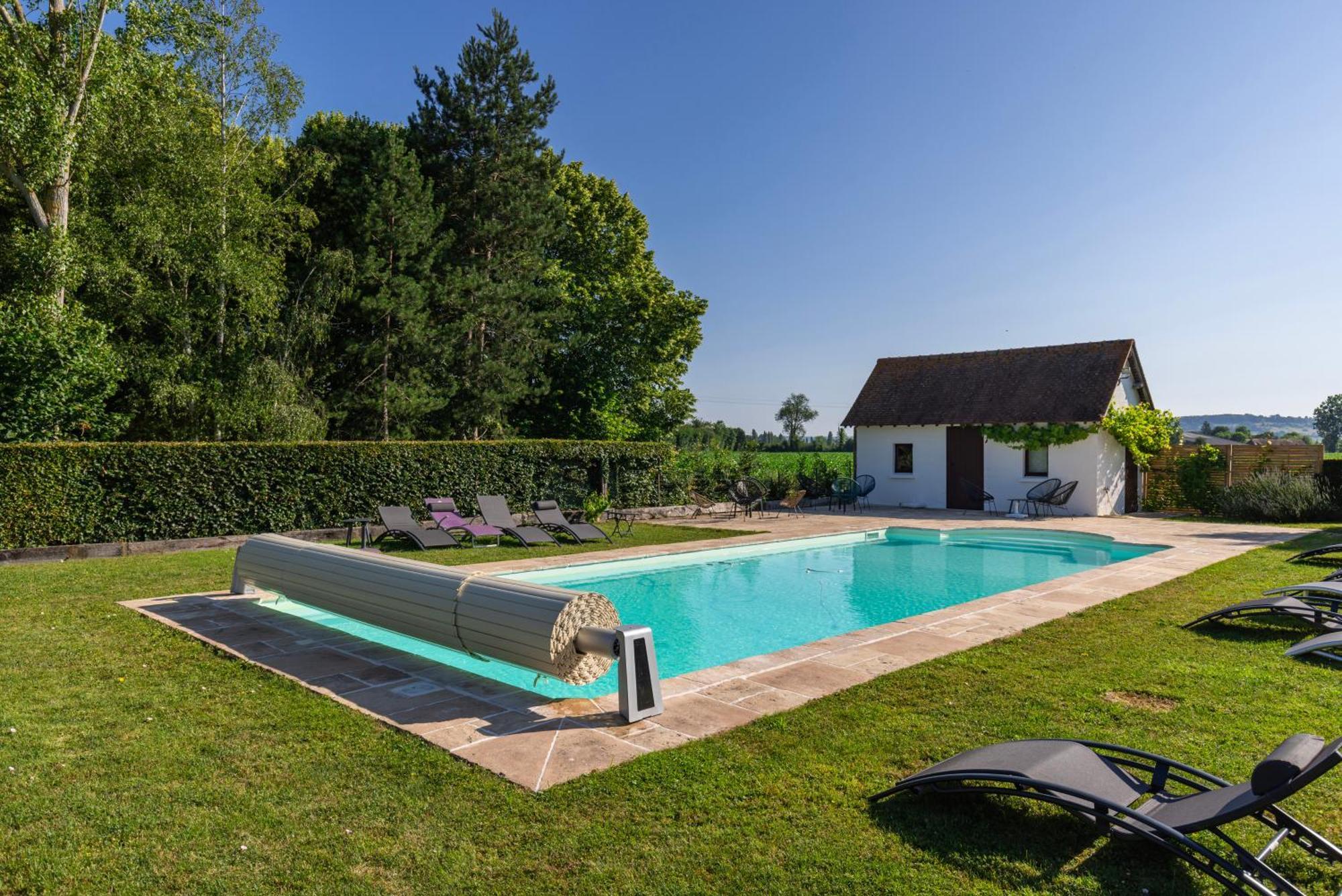 Bagatelle Avec Jardin Et Piscine Chauffee Vila Bieville-en-Auge Exterior foto